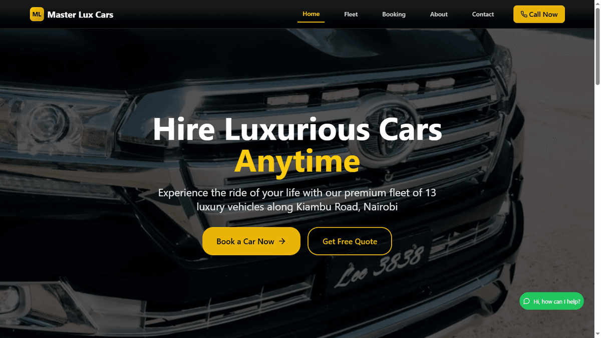 Master Lux Car Hire